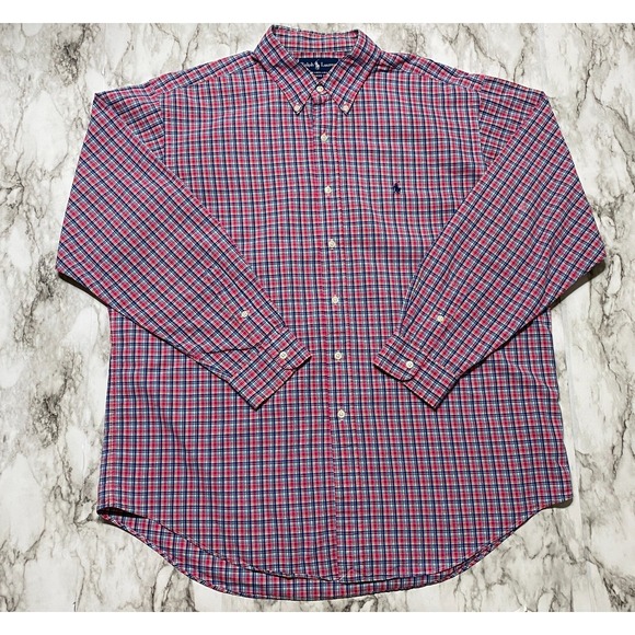 Ralph Lauren Classic Fit Mens Shirt Size XL Multicolor Plaid Long Sleeve - Picture 1 of 10